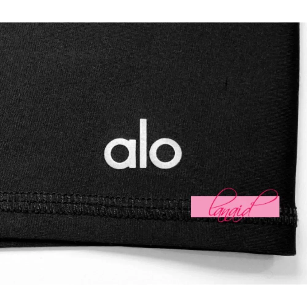 Alo Extreme High-Waist Airlift Biker Shorts Black Hi-Rise Bermuda Long Bike XS